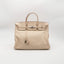 Sac Birkin 40 en cuir Togo craie