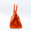 Sac Birkin 35 en cuir Epsom orange