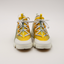 Sneakers D-Connect en toile tie & die jaune verte T.37½