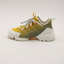 Sneakers D-Connect en toile tie & die jaune verte T.37½