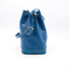 Sac Noé en cuir Épi bleu