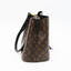 Sac NoéNoé MM en toile Monogram et cuir noir
