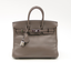 Sac Birkin 25 en cuir de Veau Swift étoupe