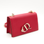 Sac Montaigne 30 en cuir grainé rouge