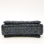 Sac Crush noir en tweed couvert de sequins argentés