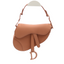 Sac Saddle Mini en cuir ultramatte rose nude