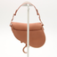 Sac Saddle Mini en cuir ultramatte rose nude