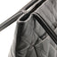 Sac Médaillon en cuir caviar matelassée noir