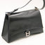 Sac Crush MM en cuir froissé noir
