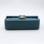 Sac Chanel Elegant Flap Bag en cuir bleu canard