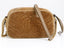 Sac à bandoulière GG Marmont en suède marron matelassé