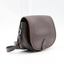 Sac Céline Box en cuir lisse marron foncé