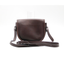 Sac Céline Box en cuir lisse marron foncé