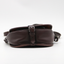 Sac Céline Box en cuir lisse marron foncé