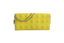Pochette Lady Dior en cuir Cannage jaune acide