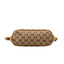 GUCCI Pochette GG Boat Toile monogramme beige et cuir camel