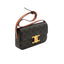 CELINE Sac Triomphe Claude en toile Triomphe et cuir marron