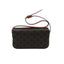 CELINE Sac Triomphe Claude en toile Triomphe et cuir marron