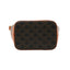CELINE Sac Seau Moyen en toile Triomphe et cuir camel
