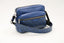 Sac Messenger Outdoor en toile Monogram et cuir Taïga bleu