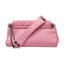 CHANEL Sac Accordéon Flap Bag en cuir d’agneau rose et métal argenté