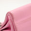 CHANEL Sac Accordéon Flap Bag en cuir d’agneau rose et métal argenté