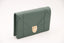 Sac Diorama PM on chain en cuir grainé vert