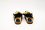 Mules mocassins maillons de chaîne XL en cuir noir