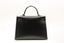 Sac à main Kelly 35cm en cuir box noir