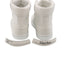 DIOR – Baskets montantes B27 cuir & suède – Blanc / beige