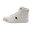 DIOR – Baskets montantes B27 cuir & suède – Blanc / beige