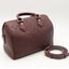 Sac à main Speedy 25 en cuir empreinte monogram bordeaux