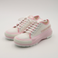 Sneakers LV SQUAD en toile blanche et gomme rose