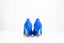 Escarpins en nubuck bleu électrique