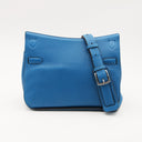 Jyspière 28 bag in Mykonos blue Togo leather