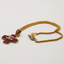 Collier pendentif vintage croix byzantine CC