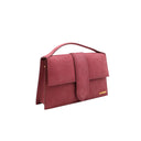 JACQUEMUS – Le Grand Bambino Tote Bag – Plum Nubuck