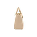 DIOR – Lady D-Sire Medium – Cuir grainé beige – Bijouterie dorée