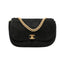 CHANEL – Paris in Rome Shoulder Bag – Nubuck Noir