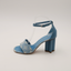 Sandales Silhouette en denim Monogram et cuir T.37