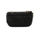 CHANEL – Paris in Rome Shoulder Bag – Black Nubuck