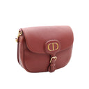DIOR – Sac Bobby Large – Cuir grainé bordeaux