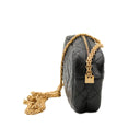 CHANEL – Camera Bag - Black aged calfskin - CC charms