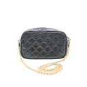 CHANEL – Camera Bag - Black aged calfskin - CC charms