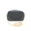 CHANEL – Sac Caméra - Cuir de veau vieilli noir - Charms CC