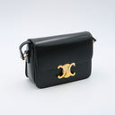 Sac Triomphe Teen en cuir noir