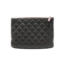 CHANEL – Classic Pouch - Quilted Black Leather
