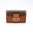 Wallet on chain Dauphine en toile Monogram Reverse
