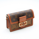 Wallet on chain Dauphine en toile Monogram Reverse