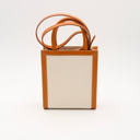 Cabas vertical CELINE mini modèle en toile et cuir